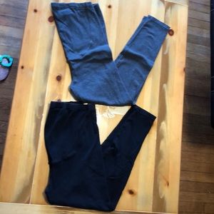 2 Pair Maternity Leggings, Full Panel